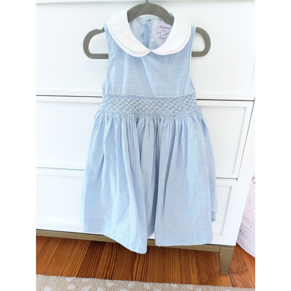 Kidiwi France Handmade Smocked Dress 4T